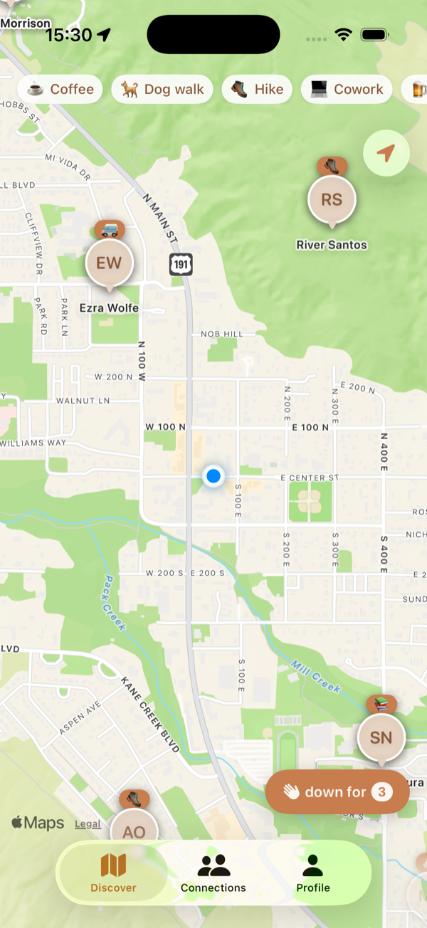 nomatch map discovery